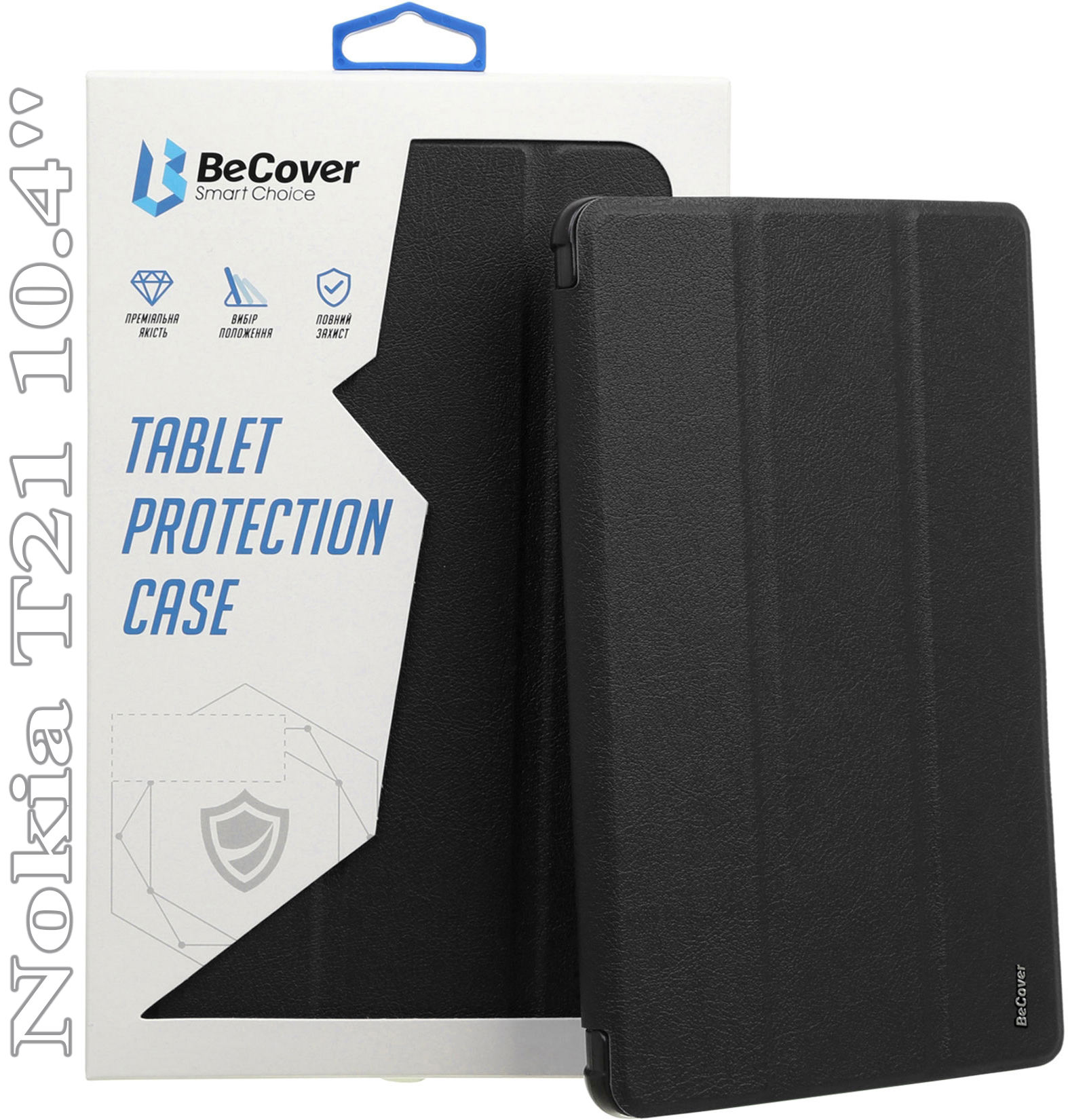 Чохол-книжка BeCover Smart Case для Nokia T21 10.4" Black-0